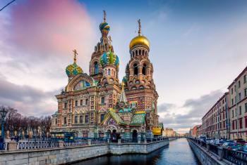 Petrohrad - město Petra Velikého - Petrohrad, chrám Vzkříšení Krista
