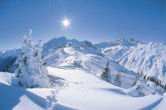 Rakousk Alpy - rakousko zima