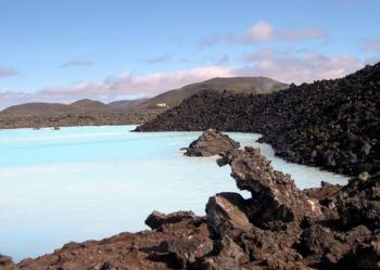 Modrá laguna - přírodní termální koupaliště - Bláa Lónid