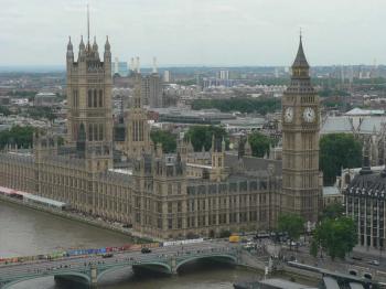 Londýn - Big Ben - Big Ben a Westminsterský palác