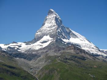 Matterhorn - jedna z nejkrásnějších hor Evropy - Švýcarsko