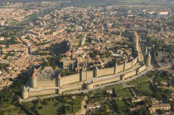 Carcassone - slavn pevnost Francie - Carcassonne