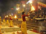 Varanasi, ghaty na behu Gangy